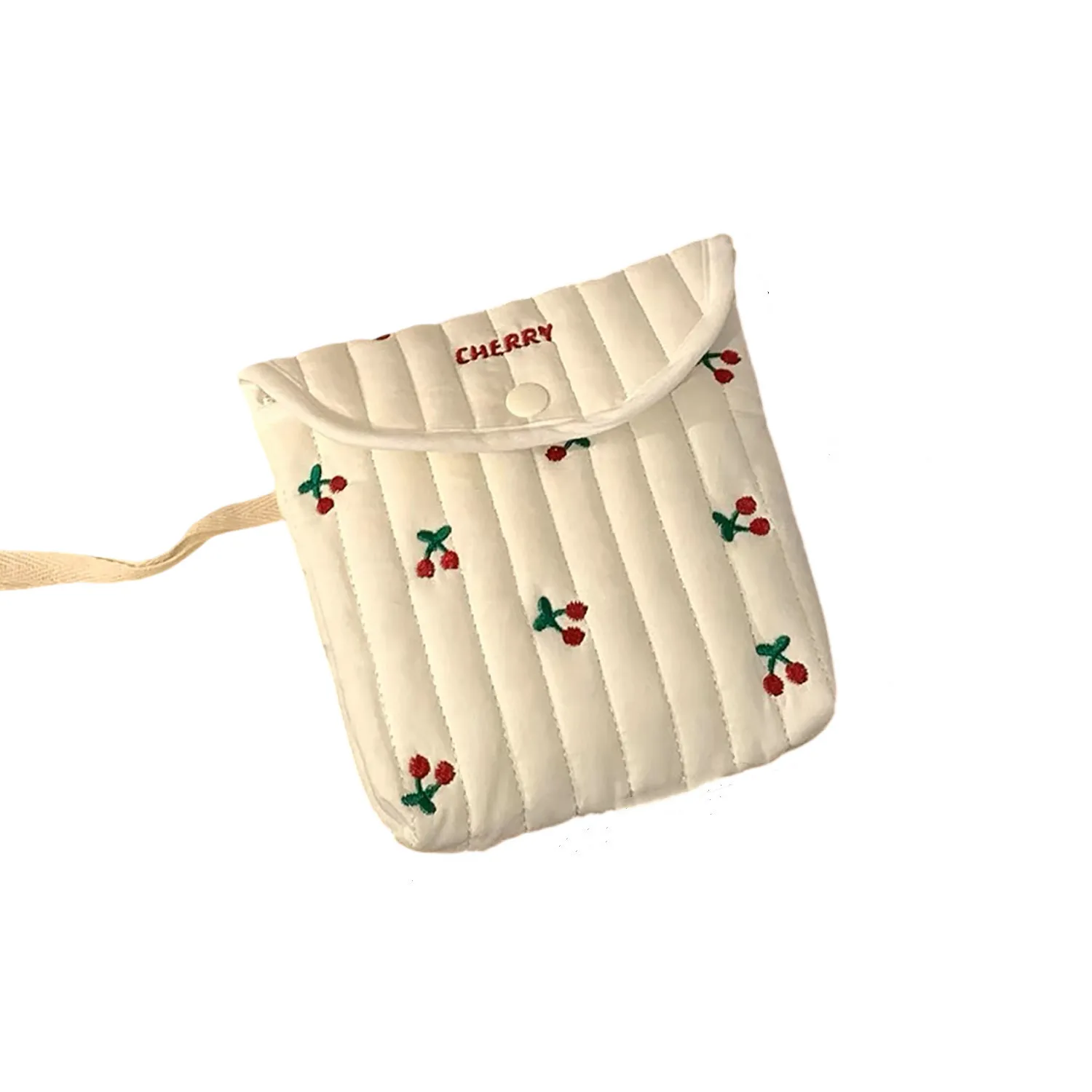 Women Cute Sanitary Napkins Menstruation Towel Storage Bag Portable Mini Student Tampon Monthly Bag Cotton and Linen Storage Bag