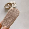 MISOWMNJOY Baby Girls Shoes Lace Flower Bowknot Infant Mary Jane Flats Soft Sole Rubber Non-Slip Crib Shoes for Toddlers 5
