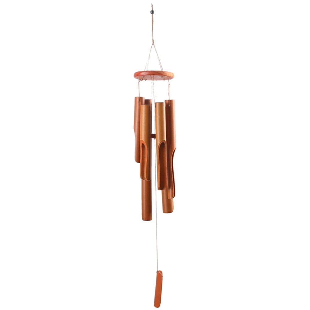 Bamboo Windchime Decoration Patio Wind Chime Garden Windchime Decorative Wind Chime Hanging Ornament Yard Bell Home Decor