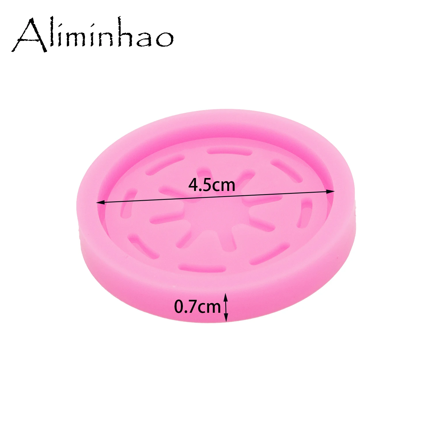 Dy0485 glänzend 1,6 in Cartoon Anime runde Telefon Griff form Silikon Epoxidharz Bastel form Abzeichen Rolle, Schokoladen kuchen form – Detail 3