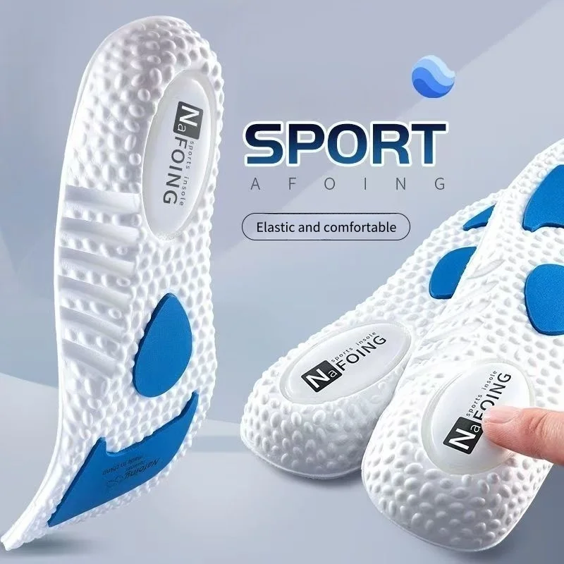 Sport Insoles for Feet Soft Shock Absorption Inserts Template Orthopedic Plantar Fasciitis Insole for Shoes Man Women Shoe Sole
