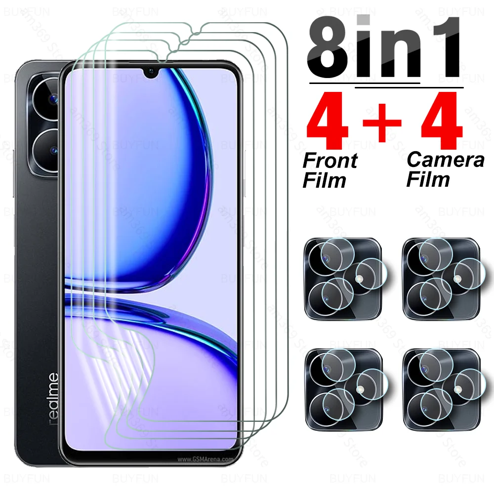 

Гидрогелевая пленка 2-8 в 1 для камеры Realme C53 4G, защитное стекло Realmy C 53 53C RealmeC53 RMX3760 2023, Защитная пленка для экрана 6,74 дюйма