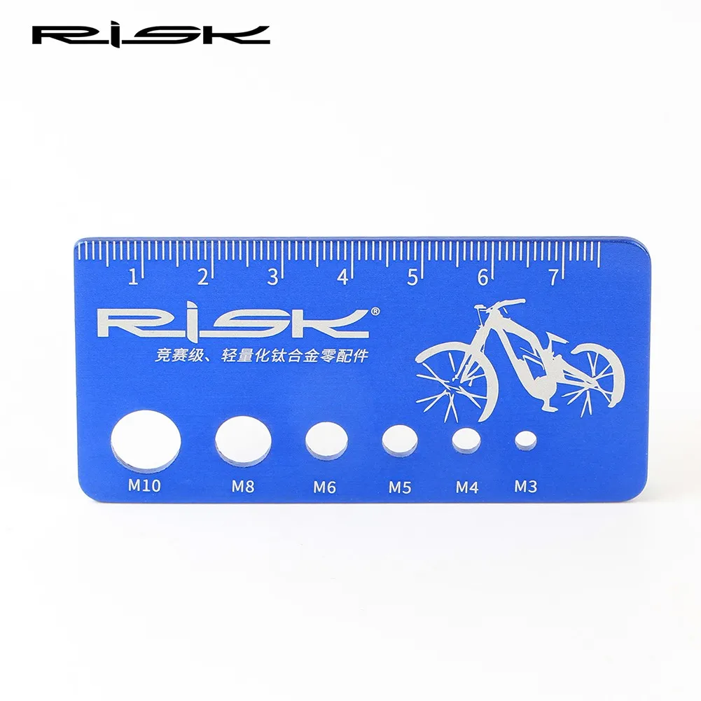 

Bike Bicycle Bolt & Screw Gauge Diameter Length Measure Tool M3/M4/M5/M6/M8/M10 RISK Screw Specification Measuring Caliper