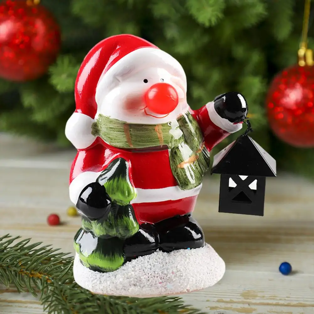 

High-quality Christmas Ornament Soft Lights Decoration Festive Led Christmas Ornaments Durable Snowman Santa Claus for Holiday