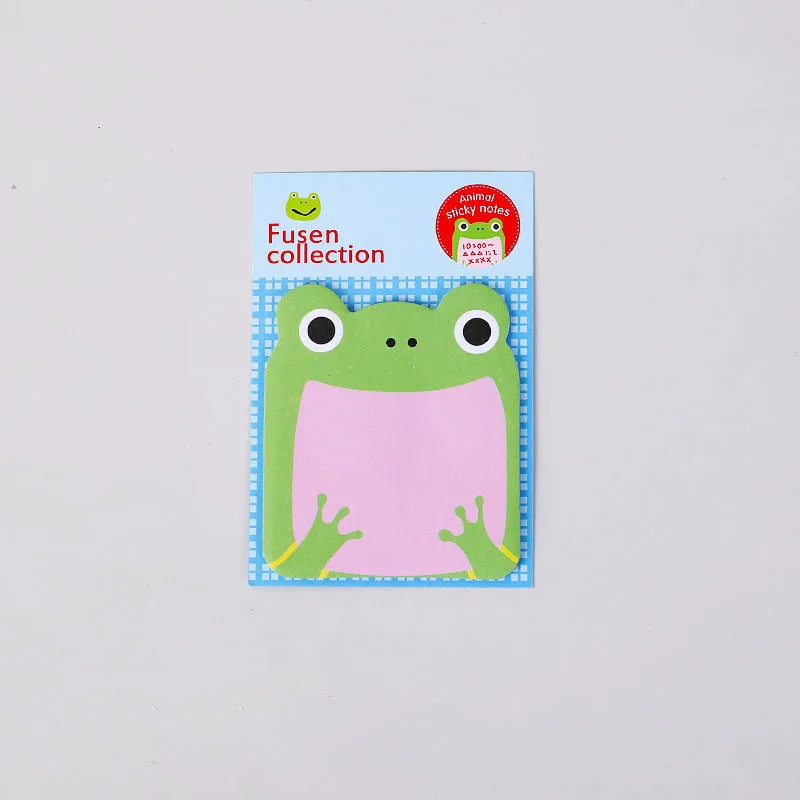 8-Piece Adorable Animal Sticky Notes Set - Panda & Cat Stationery Collection