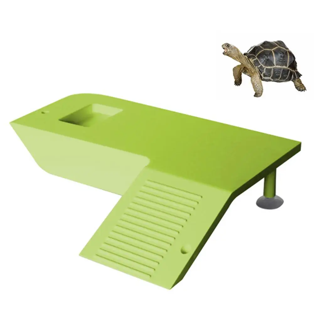 New Turtle Frog Floating Island Turtle Water Land Inclined Box Climbing Platform Aquatic Pet Reptile Habitat Aquarium Ornament