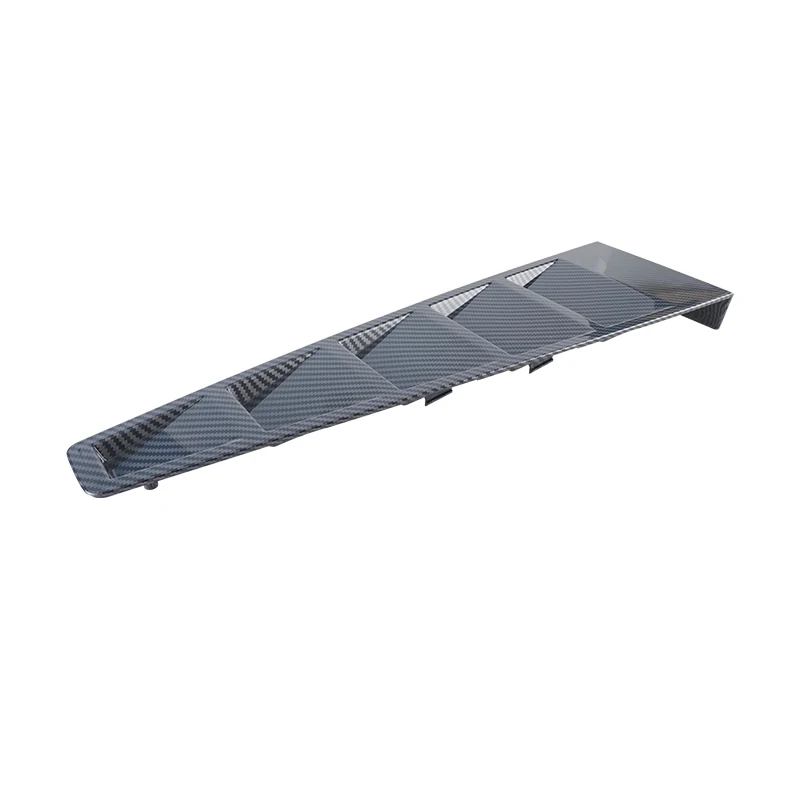 Carbon Fiber Center Hood Vent Panel For 2015-2023 Polaris Slingshot - Replace OEM #5452300, ABS Turbo Hood Trim