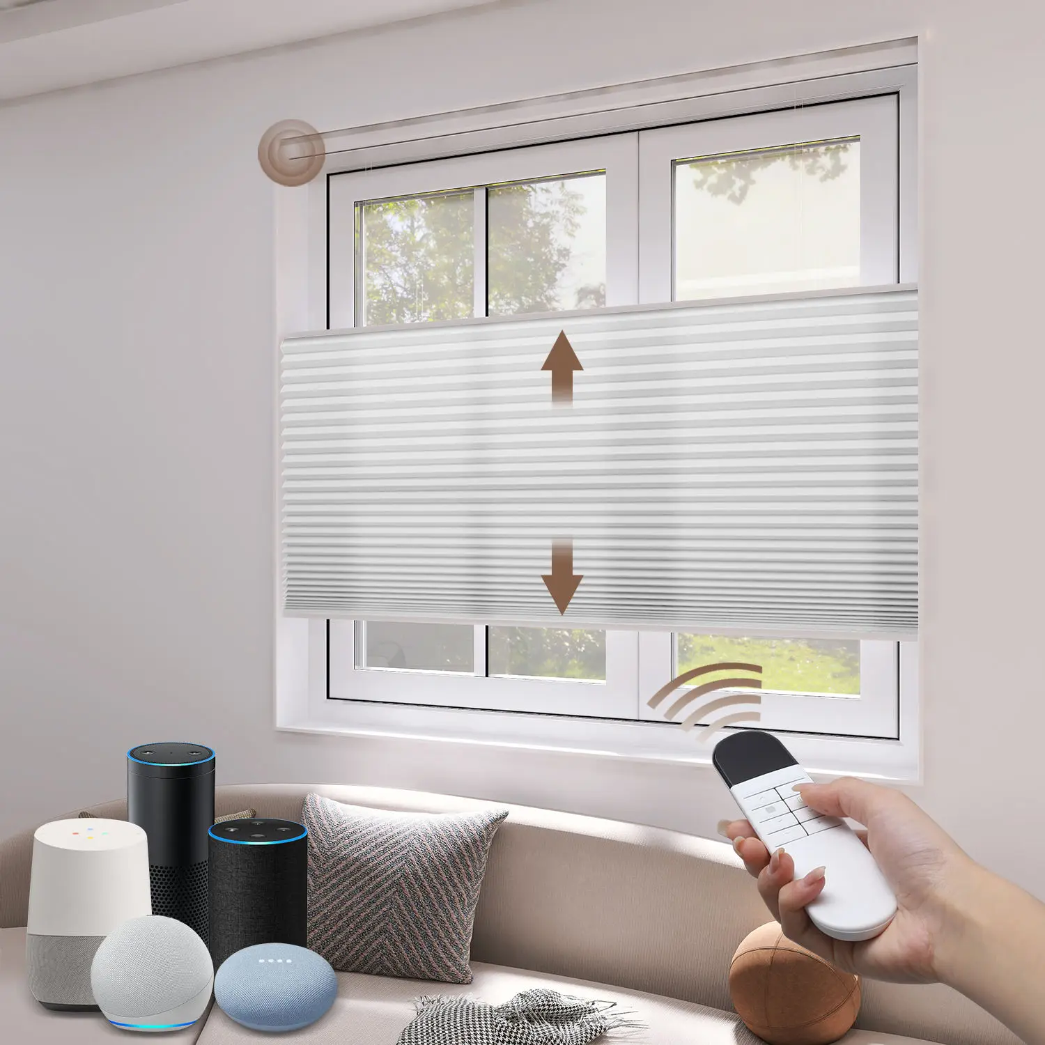 Motorized Honeycomb Blinds 2