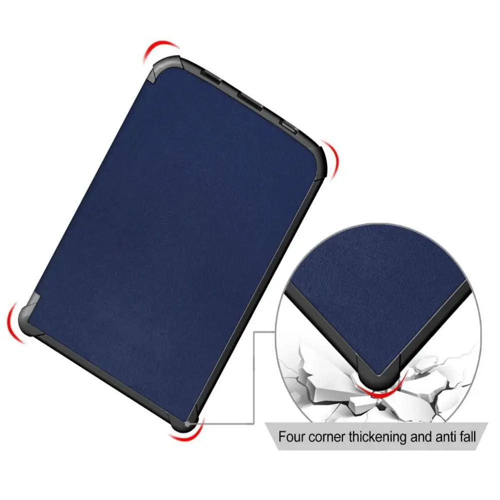 Funda para Pocketbook 627/616/632/606/628/633, cubierta de color para