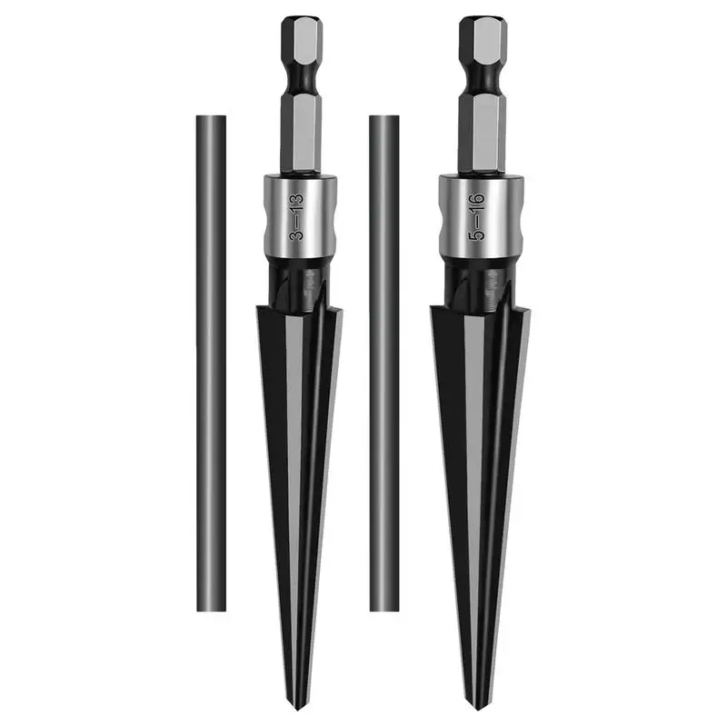 

Насадка для сверления шин, 2 шт., Набор насадок для сверления древесины, ручной шестигранный расширитель, деревообрабатывающий инструмент, расширитель, сверло для металла 5-16 мм/3-13 мм