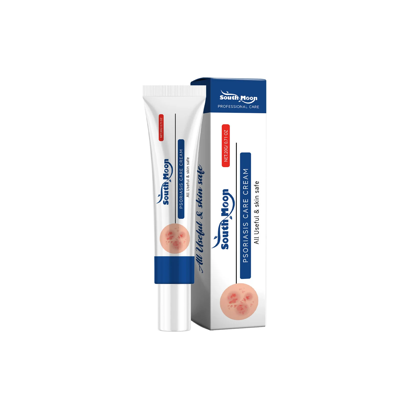 Psoriasis Treatment Ointment Relieve Dermatitis Eczema Urticaria Swell Itch Antipruritic Antibacterial Alergy Red Rash Skin Care