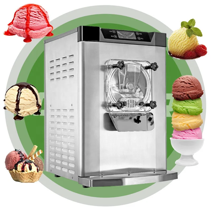 

Tabletop Countertop Small Commercial Desktop Hard Batch Icecream Ice Cream Make Maker Machine and Gelato