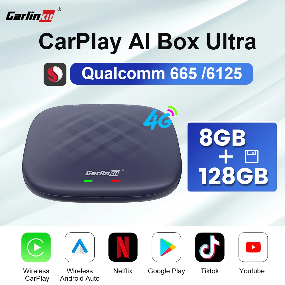 CarlinKit Android 12 Ultra CarPlay Ai Box Android Auto bezprzewodowy