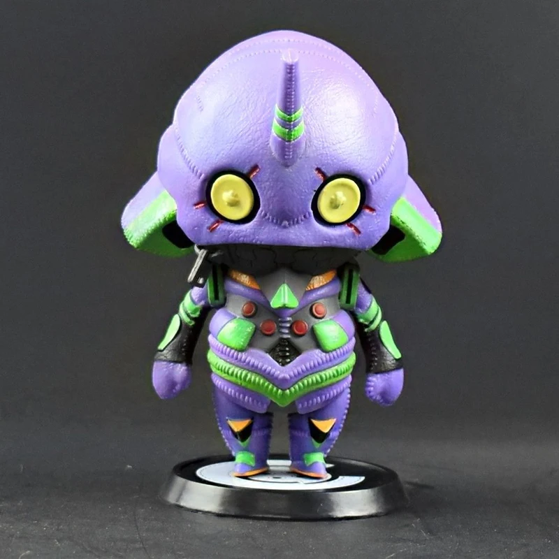 12Cm Neon Genesis Evangelion Figure Eva Unit-01 Action Figures Q-Version Anime Figurine Pvc Model Collection Ornament Doll Toys