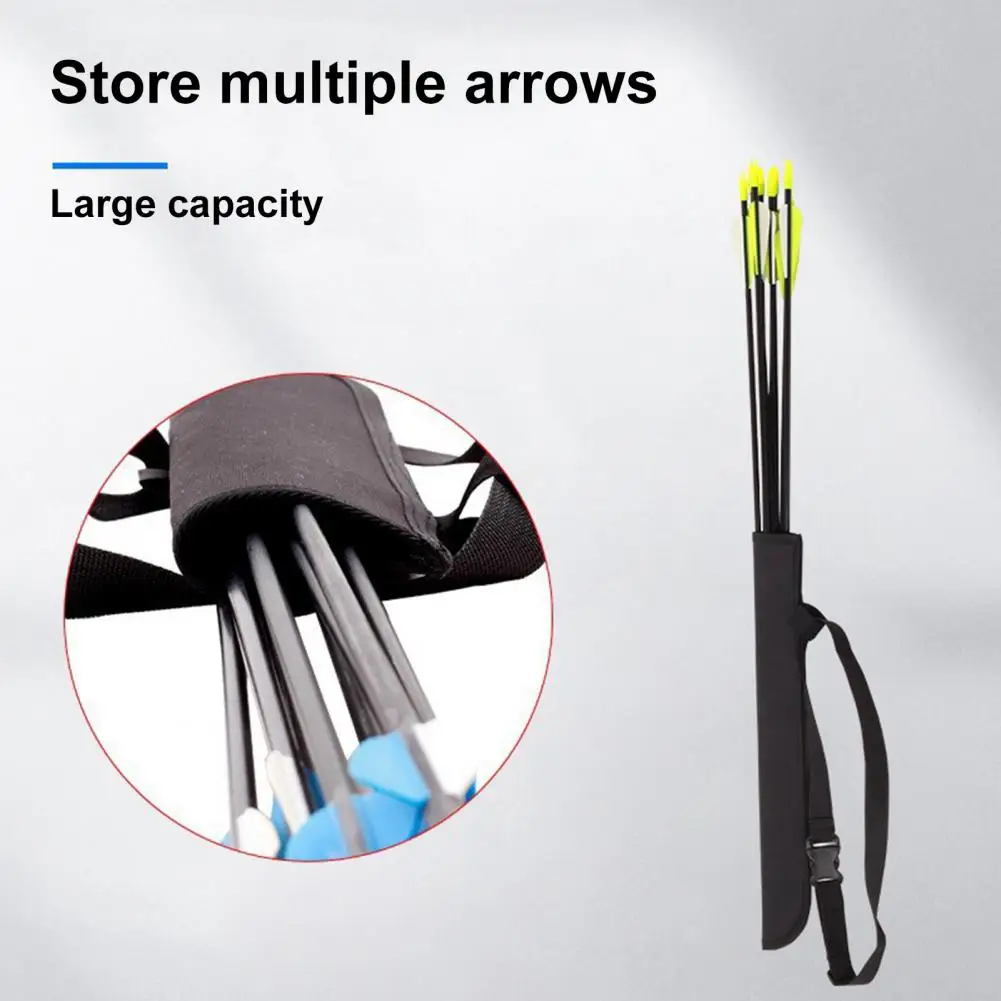 Archery Equipment Adjustable Oxford Cloth Archery Arrow Quiver Holder Backpack Waist Bag for Bow Recurve Longbow for