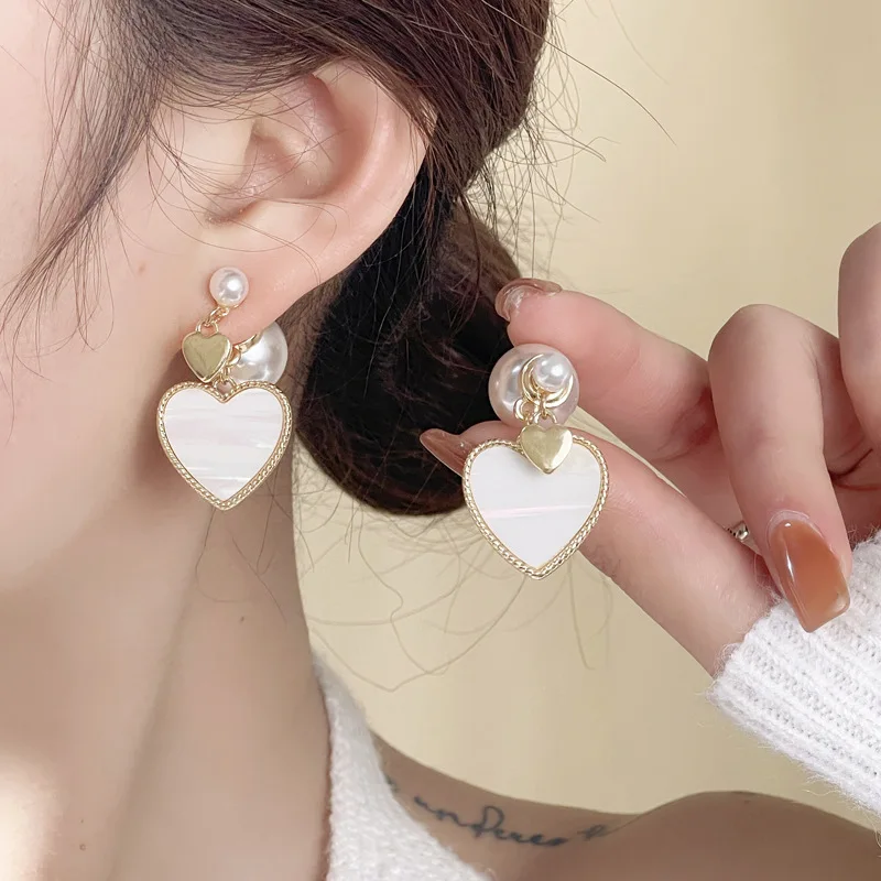 Boucles D'oreilles En Argent Sterling Et Cristal En Forme De Cœur - Neuf Avec étiquettes