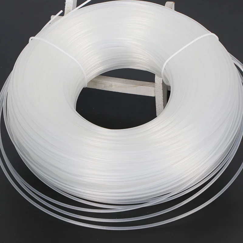 Clear Plastic Corset Round Bone Webbing Boning 5Yards 1.5-2.5mm Bra Side Tape Wedding Dress Support Sewing Cloth DIY Accessory
