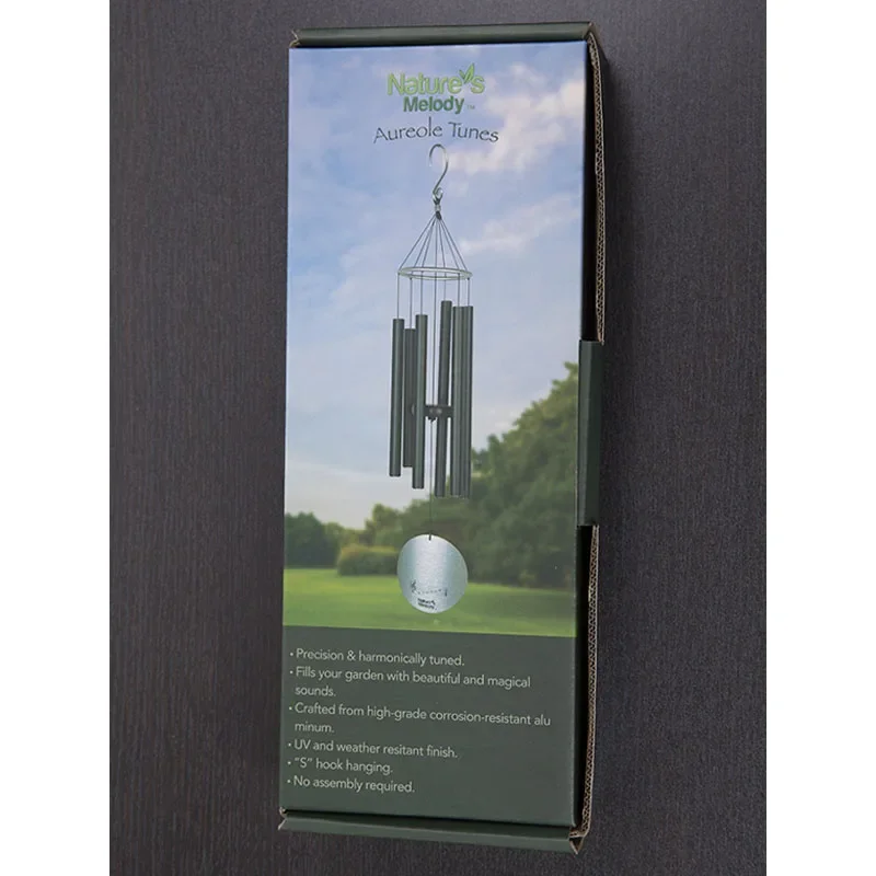 Large Wind Chimes Outdoor Home Decoration Asthetic Deep Tone Melody Memorial Wind Bell Aluminium Patio Decor Christmas Gift 75cm 6