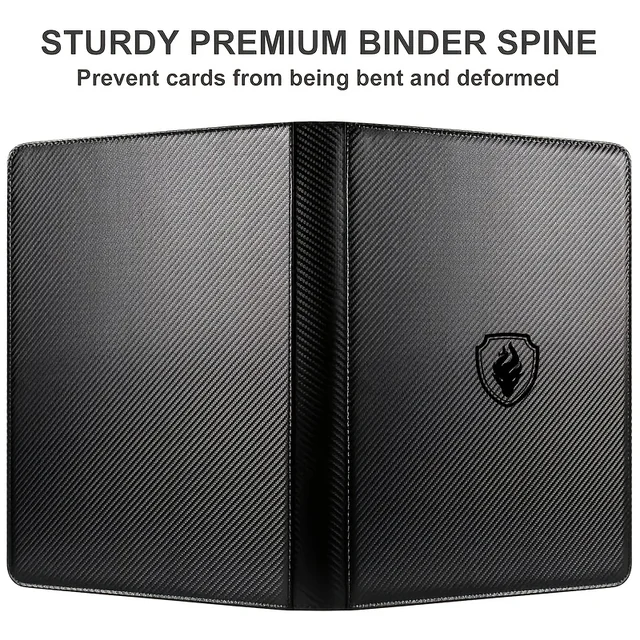 1024 Pockets Trading Card binder, Premium 16 Pockets Card Holder Folders, Side Loading Card Album for YuGiOh, MTG, TCG Card 3