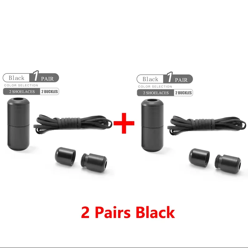 Elastic No-Tie Quick-Release Shoelaces