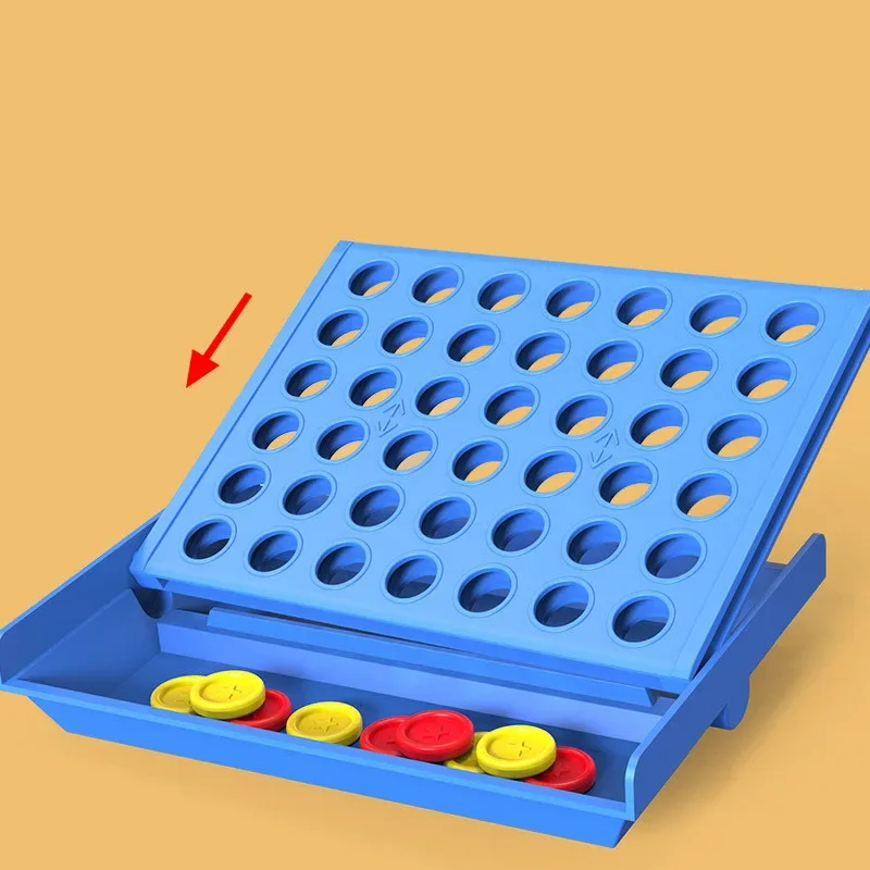 Connect 4 In A Line Board Game Children's Educational Toys Classic Party Chess Family Toy Early Educational Puzzle Thinking Gift 5