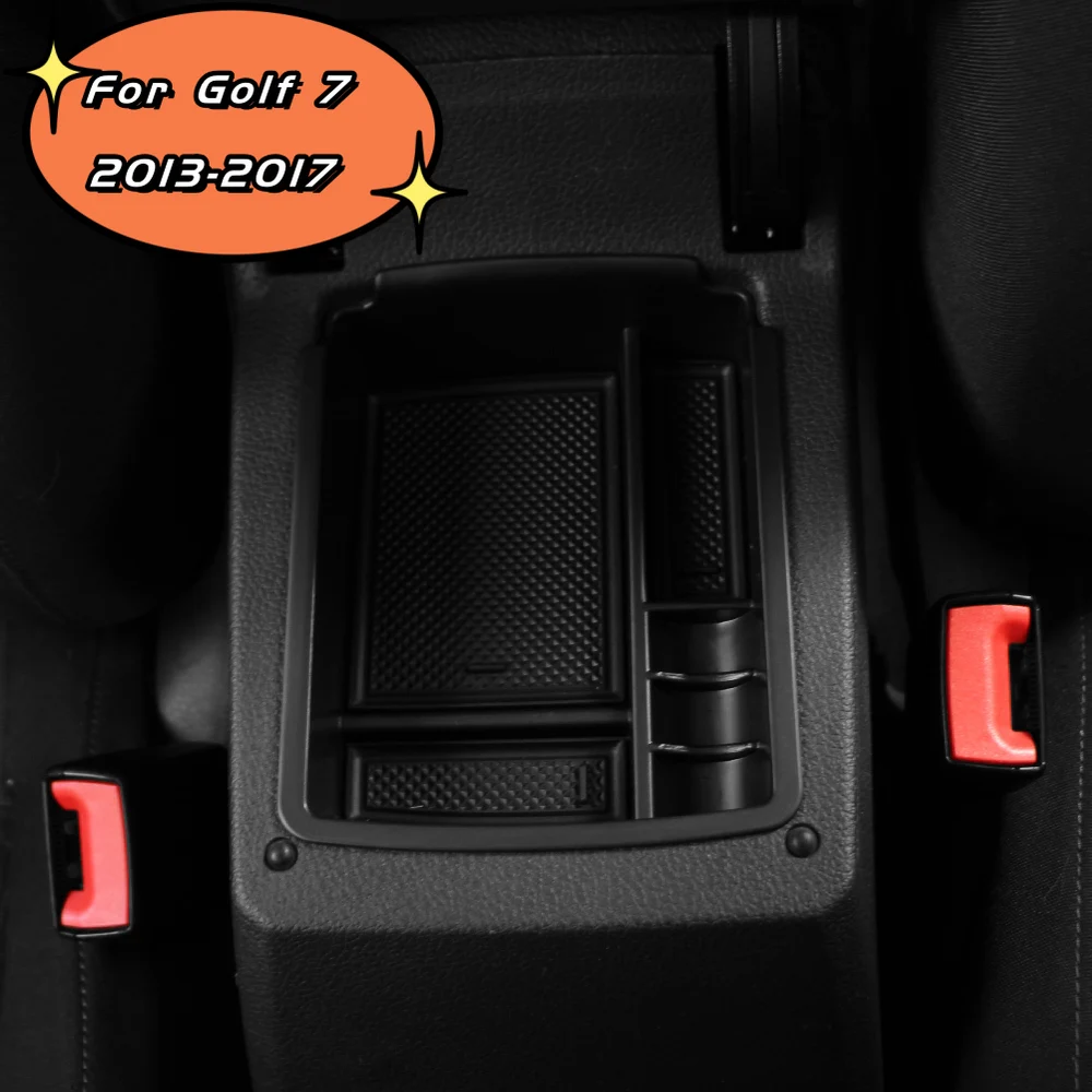 보관함 팔걸이 장갑 트레이 빈 컨테이너 홀더 VW 골프 7 MK7 2013 - 2016 2017 내부 팔걸이 중앙 콘솔 정리