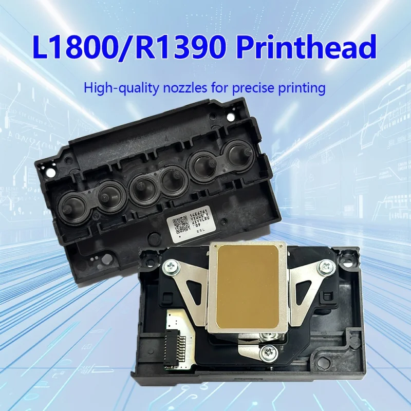 L1800 프린트 헤드 프린터 부품 UV DTG DTF DFT R1390 프린트헤드 (엡손 프린터 RX580 R270 R1400 R1410 R1430 용)