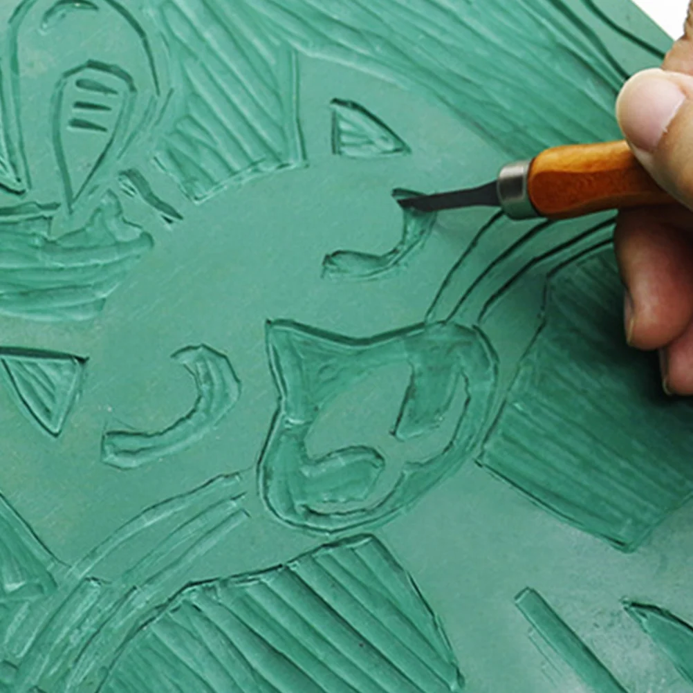 

5 Pcs Cutting Mat Children's Printmaking for Beginners Engraving Board Major Ink Pvc Plate