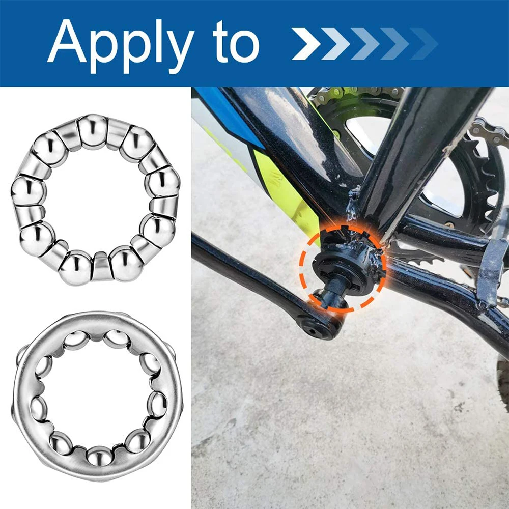 4 Roulements à Billes Vélo PATIKIL 40mm - Acier Inox 304 Pour Manivelle/Pédalier
