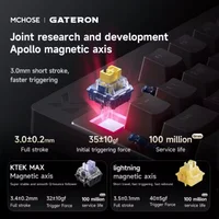 MCHOSE MIX87 Multifunctional magneticaxis keyboard 87series Wired  Full Key Hot Swap Light Apollo Axis Esports Customized Gaming - Image 5