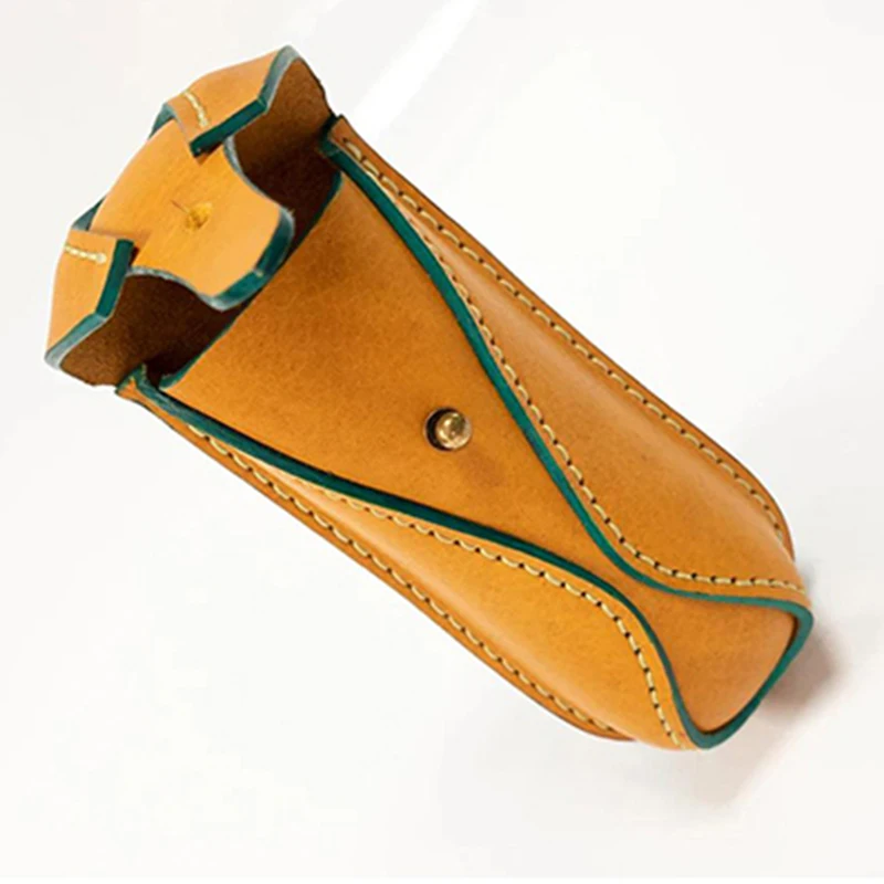 Sewing pattern DIY handmade glasses case kraft paper leather craft template 17x17.5cm