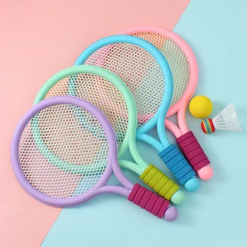 Racket Tennis for Children Outdoor Sports Badminton Racket Kindergarten Toy Set for 3-12years Old Badminton Sets 1