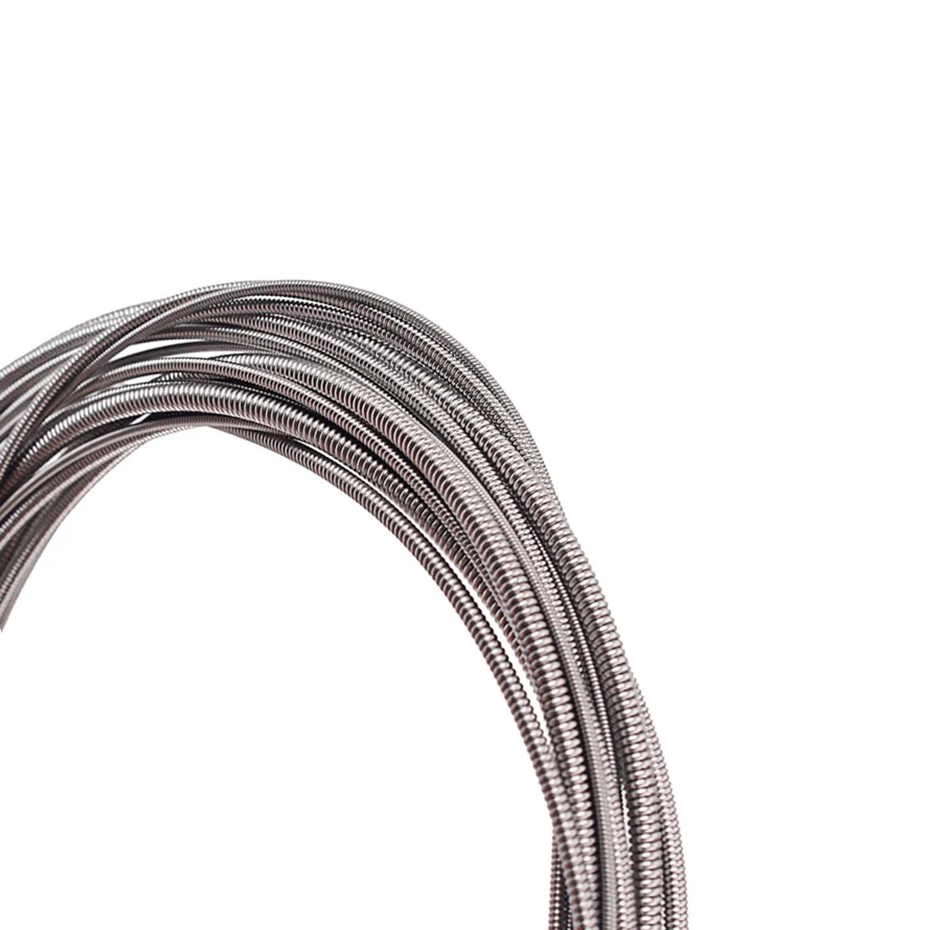 Stainless Steel Bass Strings 5 Pcs Bass Guitar Parts Accessories Guitar String Silver Plated Gauge Music Accessories