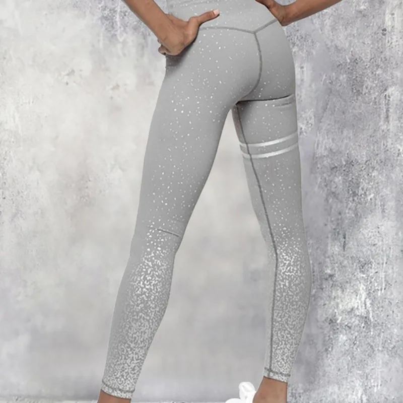 Silver Glitter Leggings for Sale