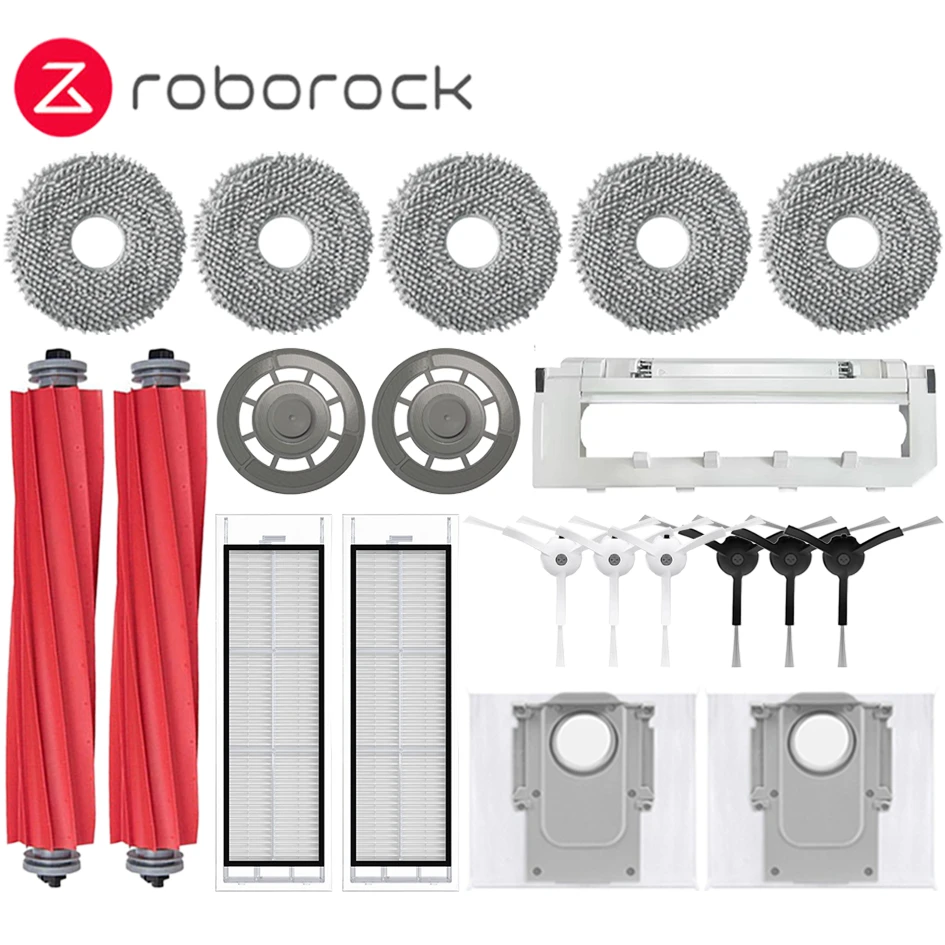 

Roborock Q Revo / P10 A7400RR Robot Vacuums Cleaner Accessory Main Side Brush Hepa Filter Mop Cloths Dust Bag Spare Part