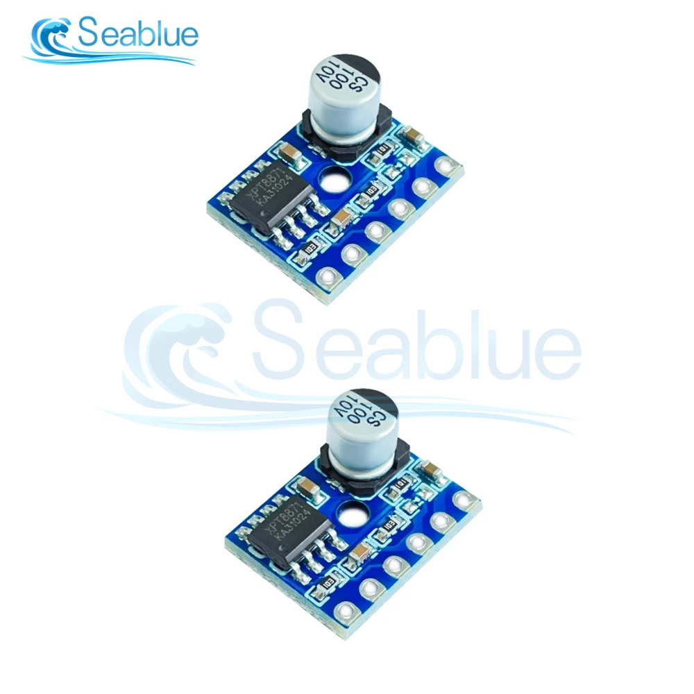 2Pcs 5128 Amplifier Board 5W Class D Digital Amplifier Board Mono Audio
