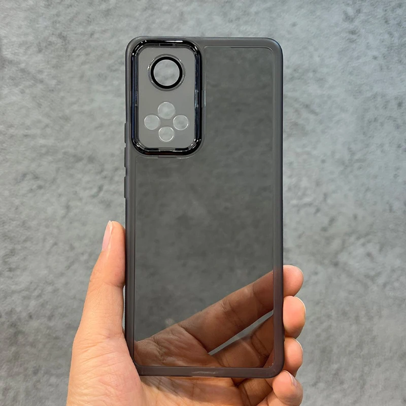 Shockproof Plating Silicone Back Cover Case