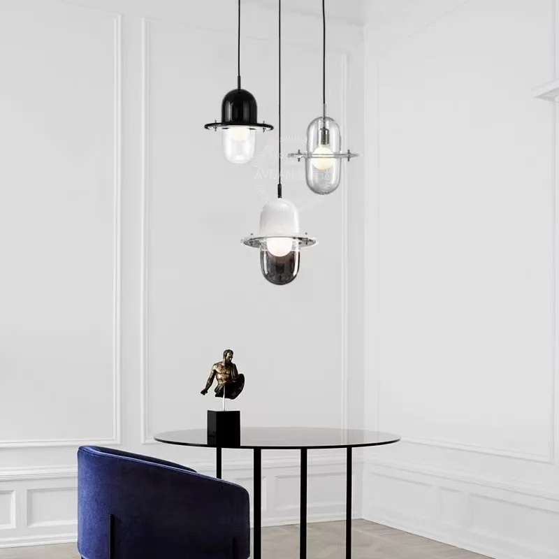 

Роскошные подвесные светильники в стиле пост-модерн для гостиной, спальни, прикроватная лампа, кафе, бар, простая люстра, скандинавский Деко...