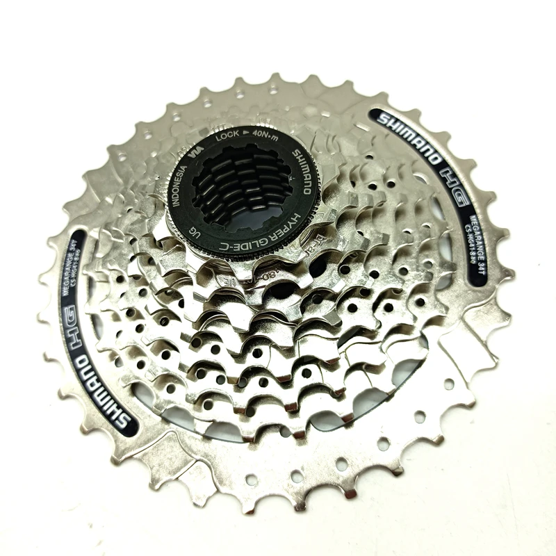 Bicycle Cassette Bicycle Sprocket Gear Bicycle Parts Bike Sprocket Bike Freewheel Shimano CS-HG41-8 MTB Mountain Bike 8 Speed 11-32T 11-34T Crankset