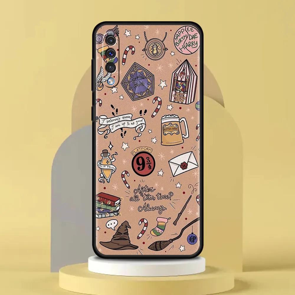 samsung cases cute P-Potters Cartoon Design-Harries Phone Case for Samsung Galaxy A50 A10 A70 A30 A20e A40 A20s A10s A10e A90 5G A80 A12 A52 Cover samsung silicone cover Cases For Samsung