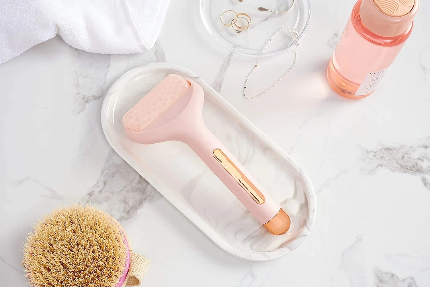 Roze Ice Roller, Gezicht Roller Massager Voor Wallen Relief Pijn En Kleine Letsel, beauty Producten Om Draai Poriën Witter Huid