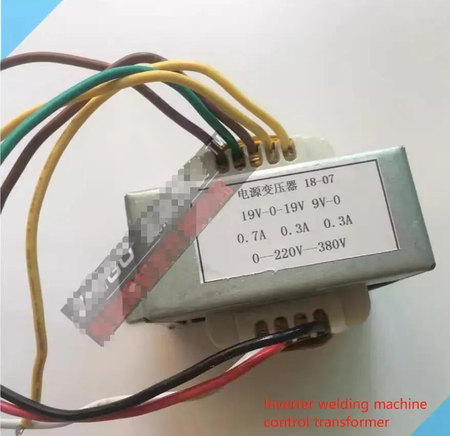 

Welding machine control transformer input 0V-220V-380V output dual 19V+9V inverter welding machine repair parts