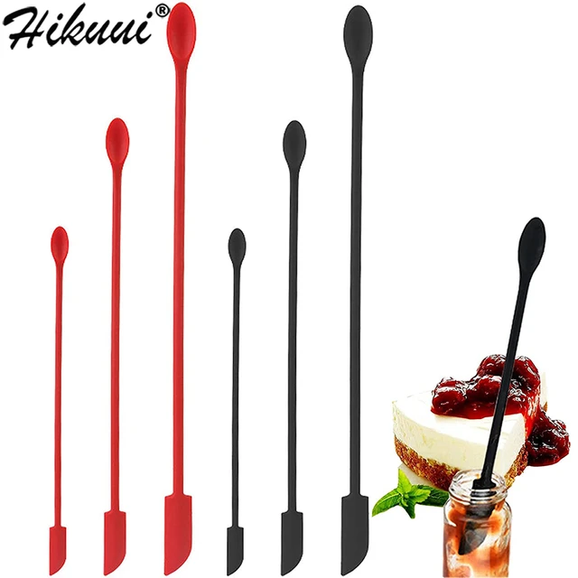 Mini Silicone Jar Spatula Set Retractable Kitchen Stirring Rod for Home  Kitchen - AliExpress