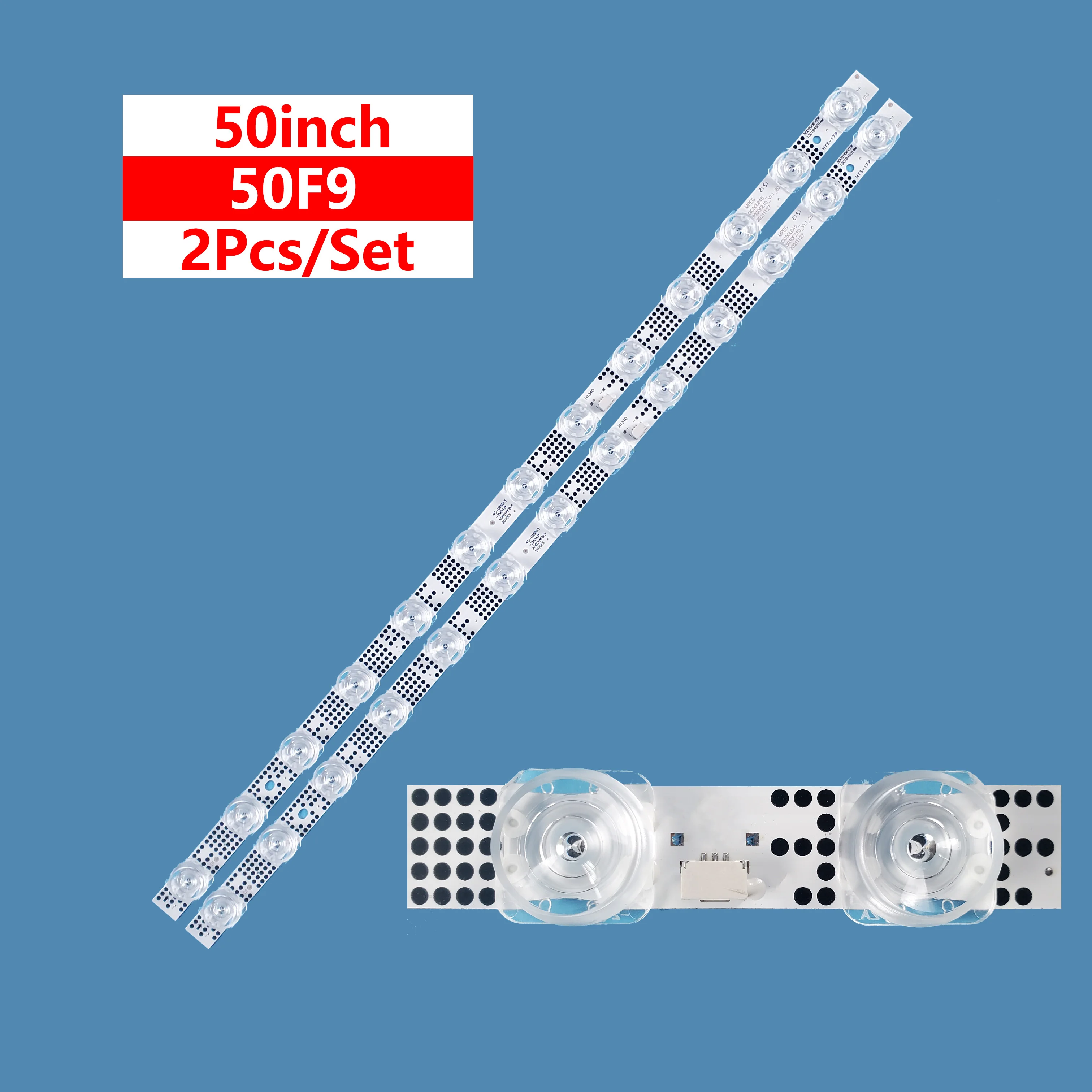 FOR NEW 50L8 GIC50LB45-3030F2.1D-V1.1 4C-LB5013-ZM04J 495MM 6V 13LED 100%NEW 100%NEW LED backlight strip for hisense changhong konka skyworth 7led 59cm 6v 100%new led backlight strip