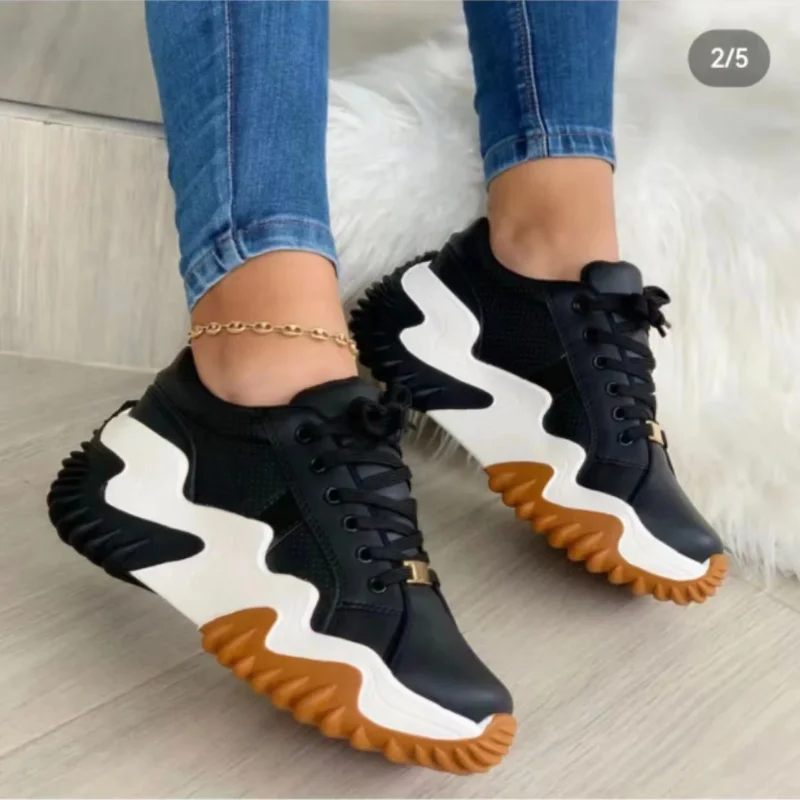 

Plus Size 36-43 Women Sneakers Light Weight Casual Sports Shoes Girl Vulcanize Shoes Leisure Outdoor Footwear Cheap Trainers