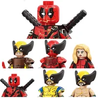 New Wolverine Deadpool Building Blocks Mini Action Figure Toys 1