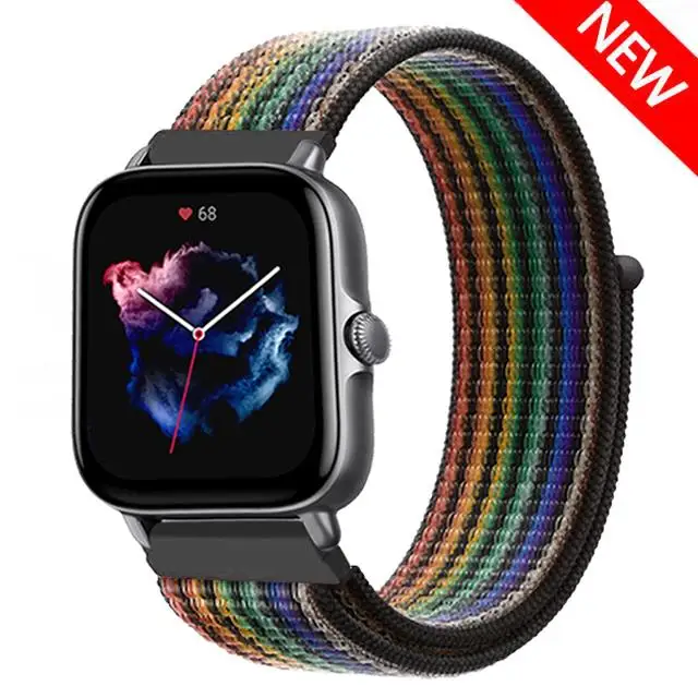 Nylon Sport Watch Band Bracelet - 20mm/22mm Adjustable Strap
