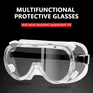 Clear Safety Goggles Glasses Men Women Eye Protect Off-road Cycling Safety Anti Dust Glasses Protection Moto Dust-proof Eyeglass
