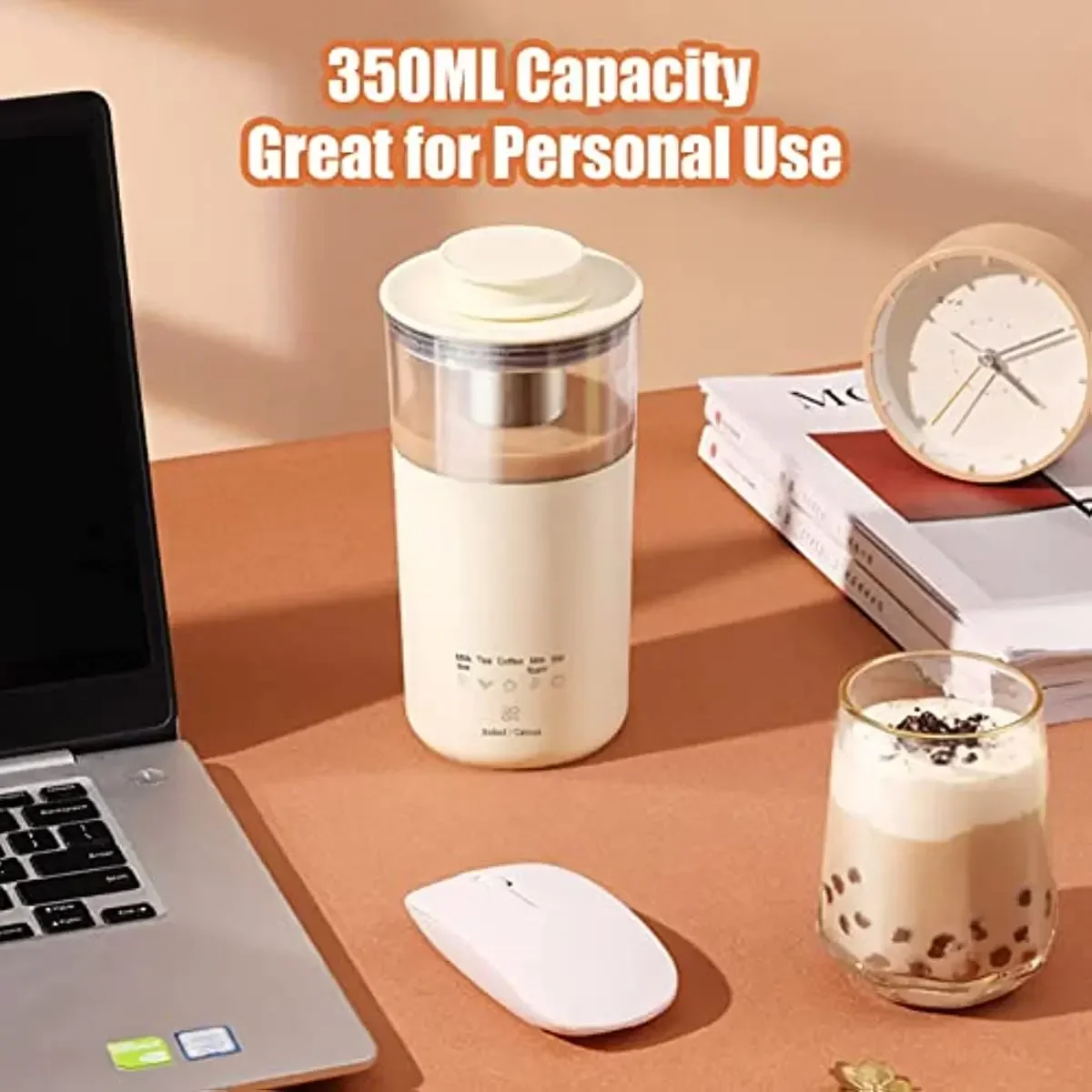 5 in 1 Electric Coffee Maker Portable Milk Tea Machine Milk Frother Automatic Tea Maker Health Preserving Pot DIY Differen Drink