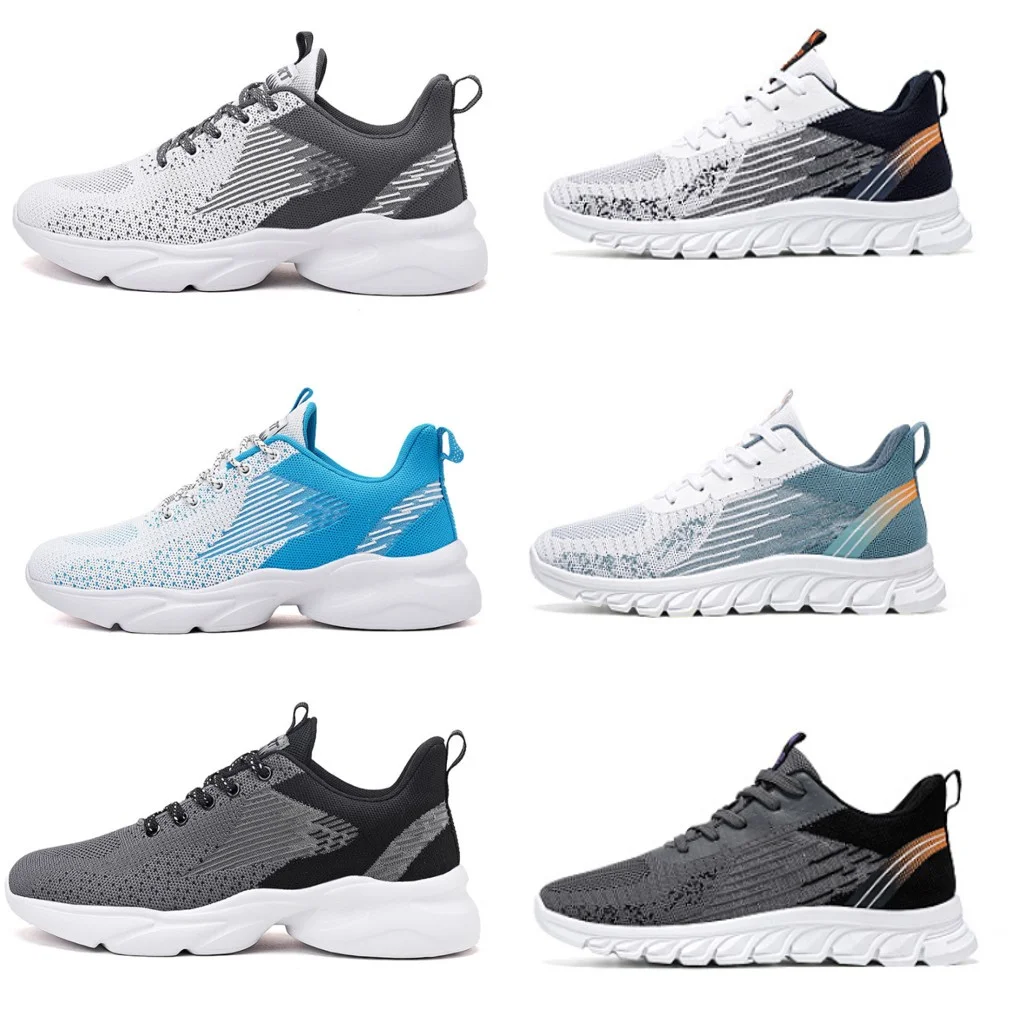 

Men Women Sneakers Flying Weave Running Shoes Women Comfortable Sports Shoes Outdoor Man Athletic Shoes